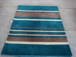 Stripe Blue Modern Carpet and Rugs
