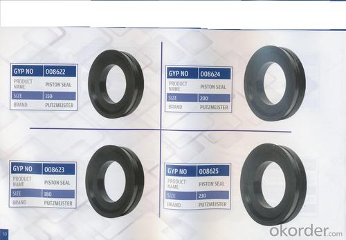 PM concrete pump piston seal DN250 System 1