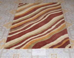 Stripe Design Polyester Hand Tufted Rugs