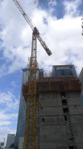 TOWER CRANE SL6024 With level beams, trolley radius changing