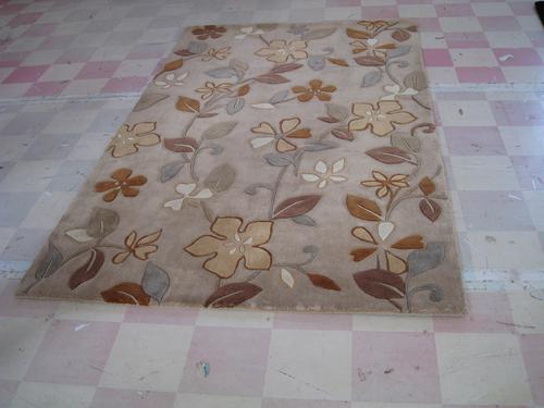 Leaf  Design Polyester Area Carpet System 1