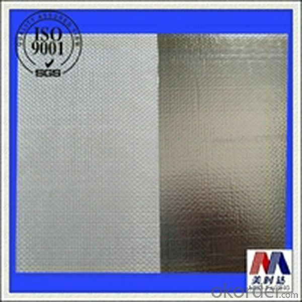Aluminium foil laminated to giberglass cloth
