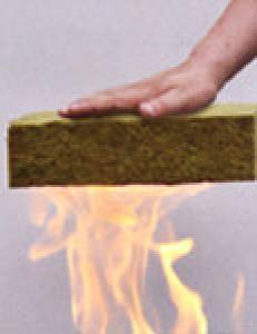 Fire proof absorption  rock wool board for insulation