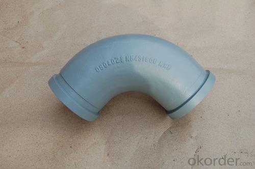 Concrete Pump Truck Parts Elbow Bend DN100 R285 90DGR 148MM Mn13-4 Casting System 1