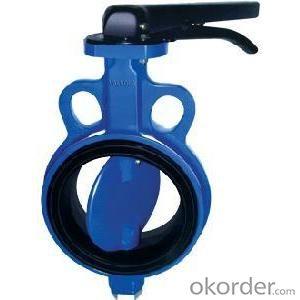 Slim Disc Wafer Butterfly Valve Cast Iron  Iron Material