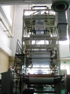 Three Layer Automatice Co-Extrusion Film Blowing Machine System 1