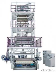 Three to Five Layers Co-Extrusion Film Blowing Machine System 1