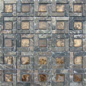 Glass mosaic mix marble MGR03