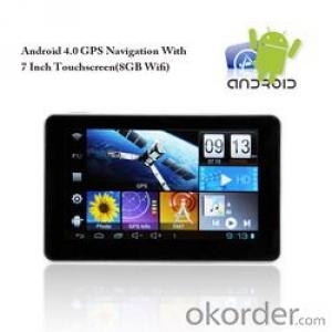 Seven inch android 4.0 tablet gps navigation L335 System 1