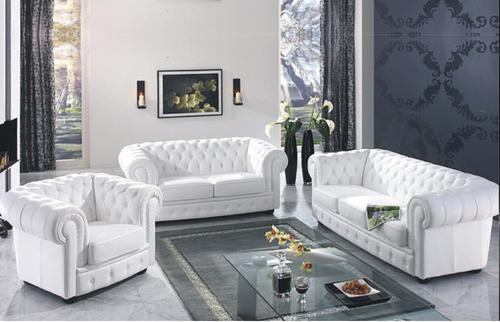 Classic chesterfield sofa 3seater  real leather System 1