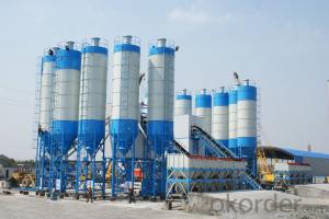 Famous brand concrete mixing plant for construction,production capacity is 120 cube meter per hour