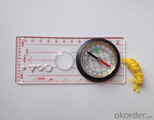 Transparant Map Scale Compass DC45-5D System 1