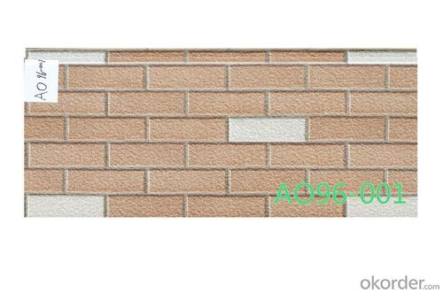 Building facade panel or PU foam siding wall cladding System 1