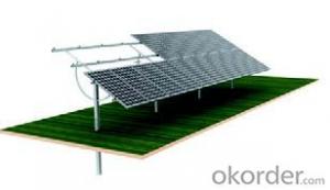 Solar mounting system single pile manual system