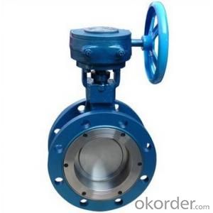 Cast Iron Hand Lever Wafer Butterfly Valve System 1