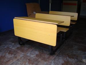 Student desk and chsir,double desk and chair System 1