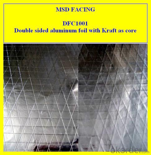 Double Side Aluminium foil Scrim Kraft Lamination Sheet System 1