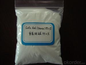 Soda Ash Dense99.2% with High Quality with 25kg Packing and Cheap Price