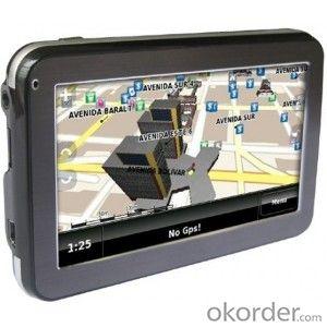 GPS navigation with 4.3 inch,bluetooth,av-in,FM and HD 800x480, all countries map