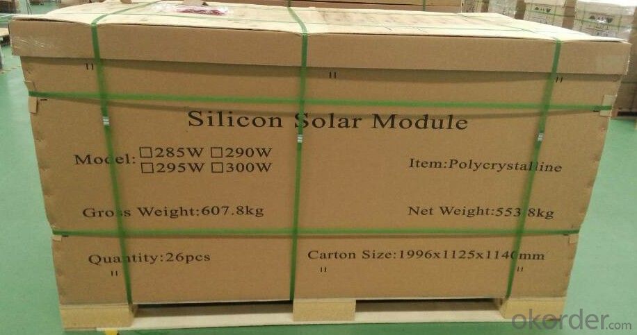 Polycrystalline Silicon Solar Energy Panels  300W