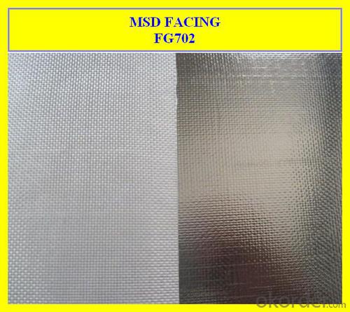 Aluminum Film Lined Fiberglass Plain Fabric System 1