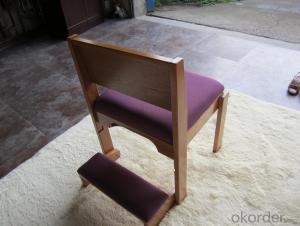 Church chair with hossock