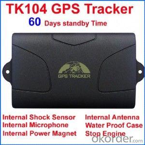 Vehicle GPS Tracker TK104 with 60 days standby time battery System 1