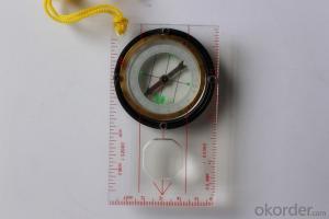 Transparant Map Scale Compass DC45-5W