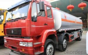 HOWO FUEL TANK TRUCK DEEP RED System 1