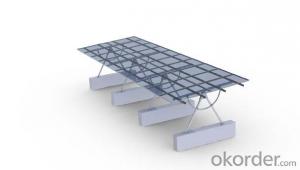 Solar mounting system double pile maual system