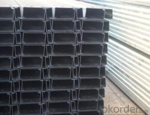 Cold-Rolled C Channel Steel with High Quality 180mm*50mm/60mm System 1