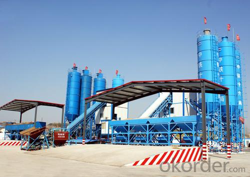 Famous brand concrete mixing plant for construction,production capacity is 90 cube meter per hour System 1