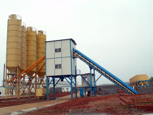 Ready mixed concrete mixing plant with capacity 35 cube per hour hot sale concrete mixing plant with bucket elevator System 1