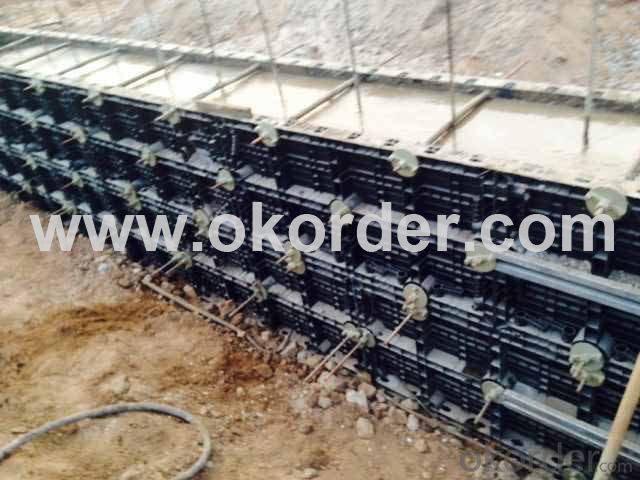Chinese plastic concrete reusable formwork for construction System 1