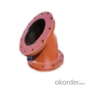Ductile Iron Pipe Fitting Double Loose Flange Bend