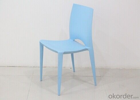 Blue Color Garden Plastic Chair System 1