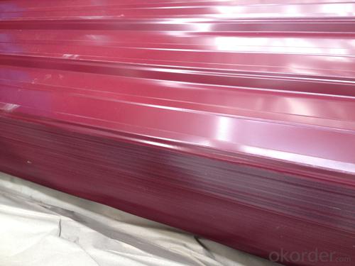 Corrugated Pre-painted Galvanized Steel Sheet System 1