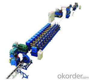 Stainless Metro Rail Roll Forming Machine System 1