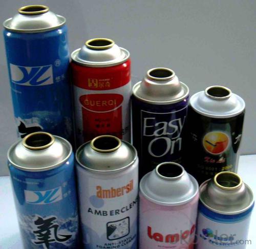 Order Tinplate Refillable Can Tin Can for Shaving Foam, Aerosal Can System 1