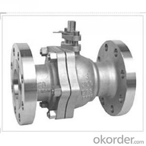 Cast Steel Trunnion Mounted Flange Ball Valve System 1