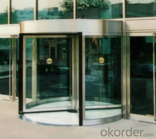 Automatic Revolving door four wings