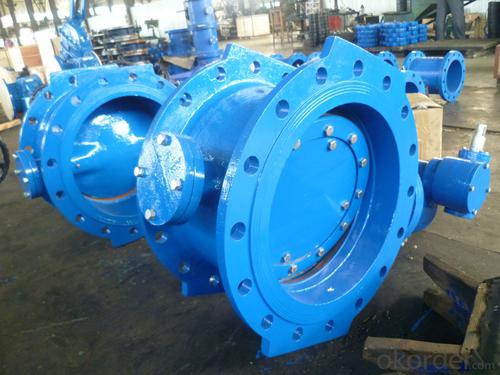 EN558 double flanged rubber seal  Butterfly Valve System 1