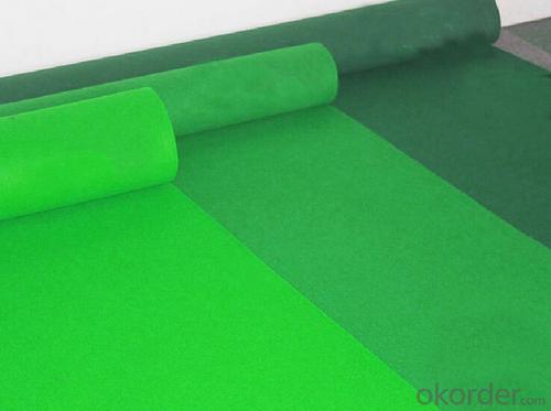 Needle Punched Nonwoven Velour Exhibition Carpet System 1