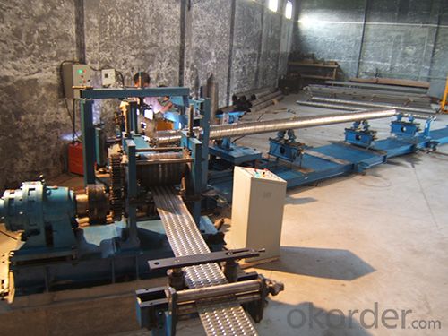 spiral welded pipe mill roll forming machine