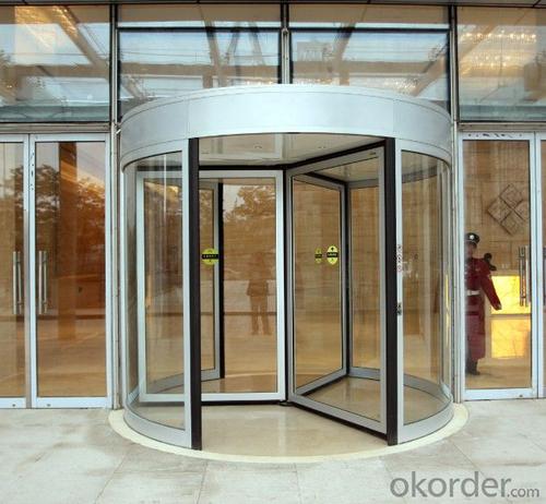 Automatic Revolving door three wings System 1