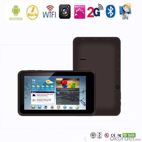 Popular 7 inch Android tablet phone 2g with GPS Bluetooth System 1