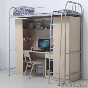 Steel Bunk Bed with Work Station
