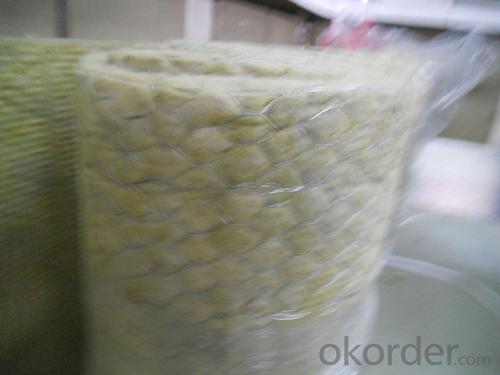 Rock Wool Rockwool Blanket Wire Meshed System 1