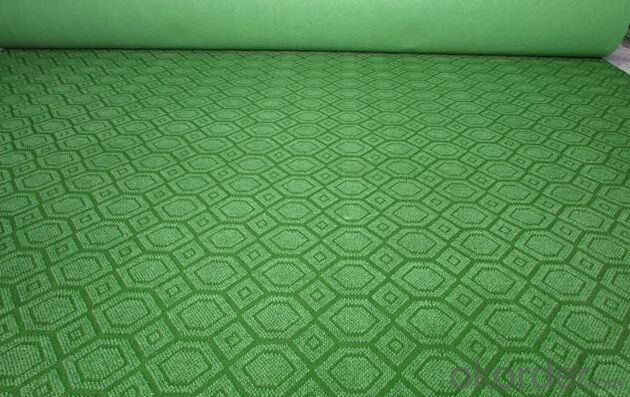 Polyester Plain Color Velour Jacquard Carpet