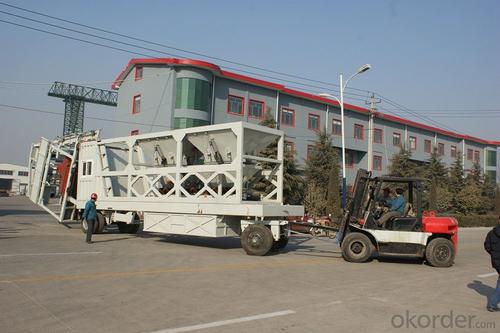 Mobile concrete batching plant machinery System 1